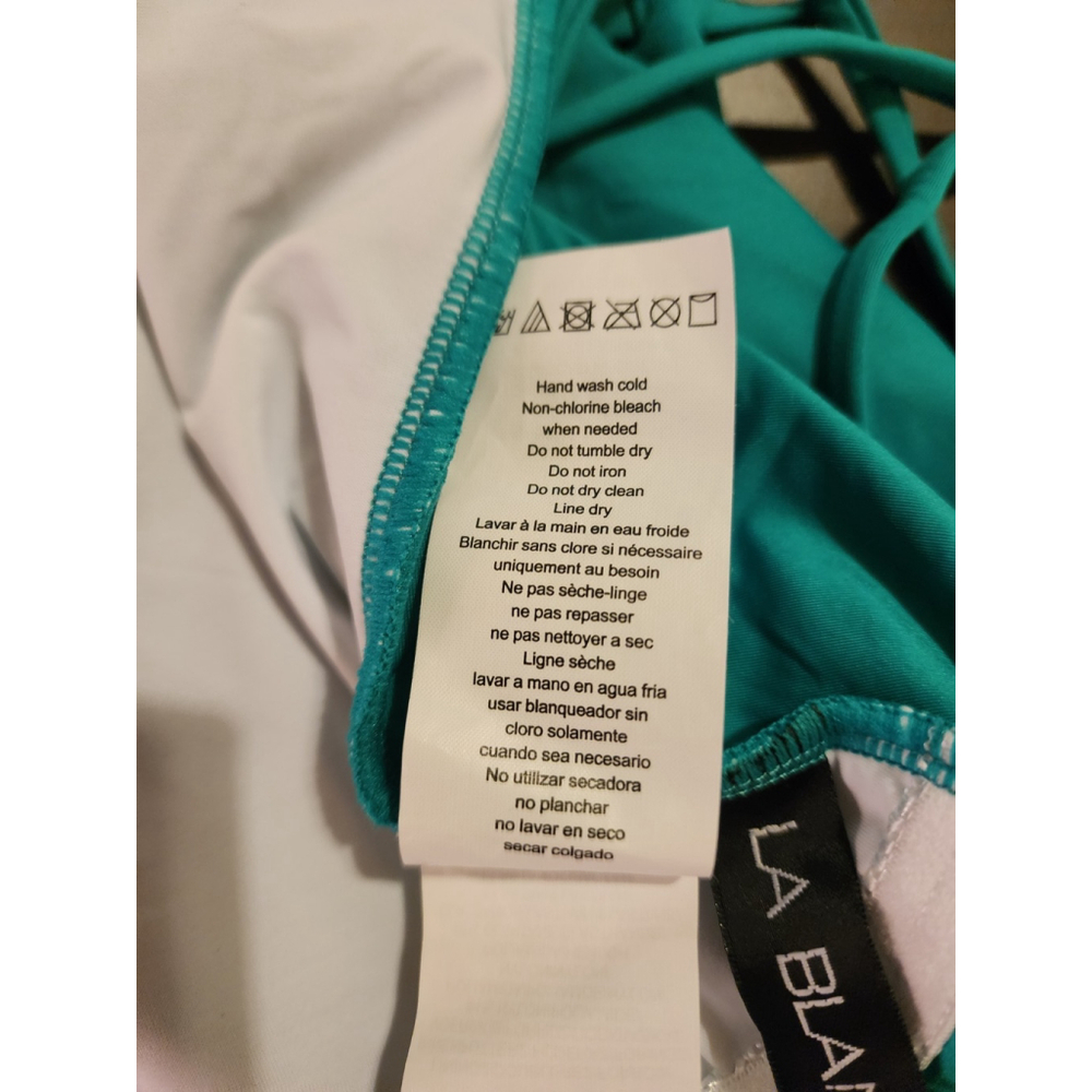 La Blanca One piece Swimsuit Bathing Suit 16 Emerald Forest Green Tummy Control - Picture 14 of 16